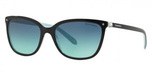 T11 TIFFANY TF4105HB 81939S 55 BLACK ON TIFFANY BLUE STRIPED / TIFFANY BLUE GRADIENT