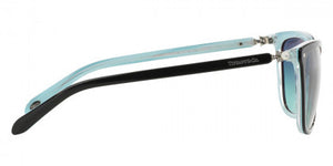 T11 TIFFANY TF4105HB 81939S 55 BLACK ON TIFFANY BLUE STRIPED / TIFFANY BLUE GRADIENT