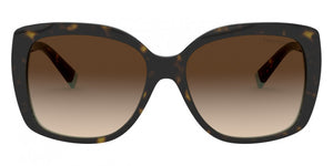 T105 TIFFANY TF4171 81343B 57 HAVANA ON TIFFANY BLUE / BROWN GRADIENT