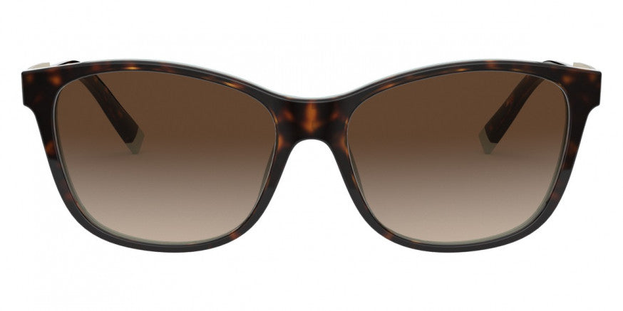 T12 TIFFANY TF4174B 81343B 56 HAVANA ON TIFFANY BLUE / BROWN GRADIENT