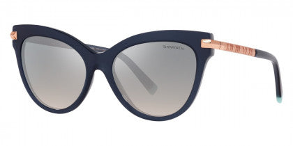T89 TIFFANY TF4182 82831U 55 OPAL BLUE GRAY / CLEAR GRADIENT BLUE