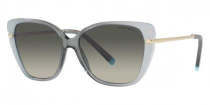 T15 TIFFANY TF4190 834611 57 GREEN GRADIENT MILKY GREEN / LIGHT GRAY GRADIENT