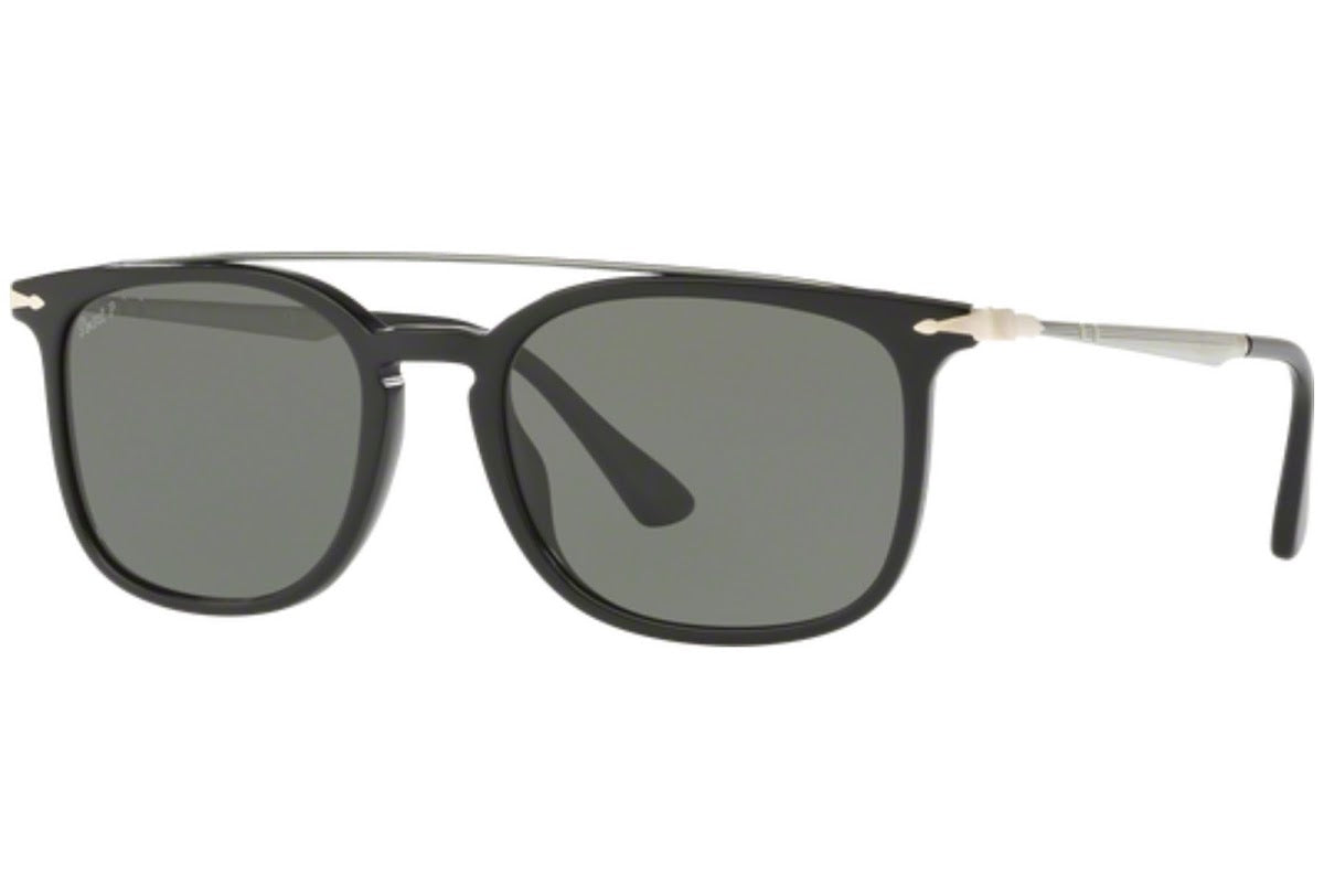 PO81 PERSOL PO3173S 95/58 54 BLACK / GREEN POLARIZED