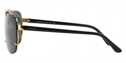 V84 VERSACE VE2140 100287 140 GOLD / GRAY