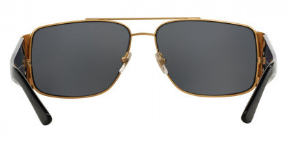 V3 VERSACE VE2163 100281 63 GOLD / GRAY POLARIZED