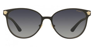 V33 VERSACE VE2168 1377T3 3P 57 MATTE BLACK / LIGHT GRAY GGRADIENT DARK GRAY