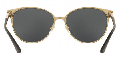 V33 VERSACE VE2168 1377T3 3P 57 MATTE BLACK / LIGHT GRAY GGRADIENT DARK GRAY