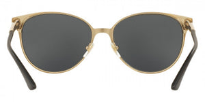 V33 VERSACE VE2168 1377T3 3P 57 MATTE BLACK / LIGHT GRAY GGRADIENT DARK GRAY