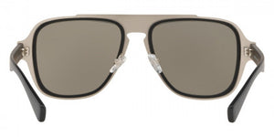 V91 VERSACE VE2199 10006G 56 MATTE BLACK / LIGHT GRAY MIRRORED SILVER