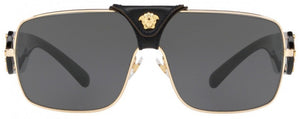 V91A VERSACE VE2207Q 100287 138 GOLD / GRAY