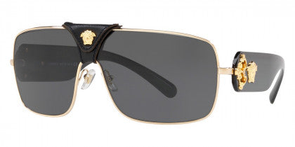 V91A VERSACE VE2207Q 100287 138 GOLD / GRAY