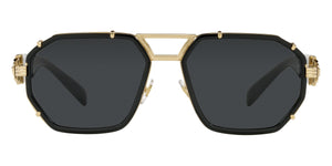 V98 VERSACE VE2228 100287 59 BLACK / DARK GRAY