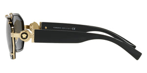 V98 VERSACE VE2228 100287 59 BLACK / DARK GRAY