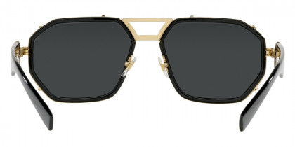 V98 VERSACE VE2228 100287 59 BLACK / DARK GRAY