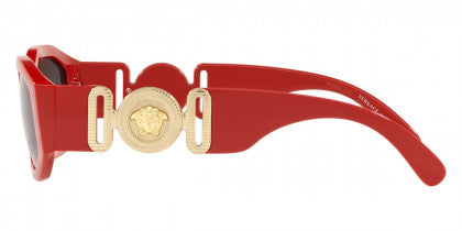 V100 VERSACE MEDUSA BIGGIE VE4361 533087 53 RED / GRAY