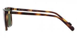 VG020 VOGUE VO5493S 27189A 58 TOTAL DARK HAVANA  DARK GREEN POLARIZED
