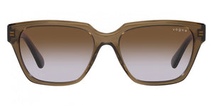 VG023 VOGUE VO5512S 304768 55 TRANSPARENT DARK KHAKI  VIOLET GRADIENT BROWN